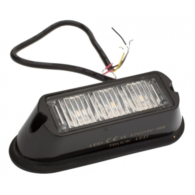 Flash stroboscopic cu 3 LED-uri Galbene 